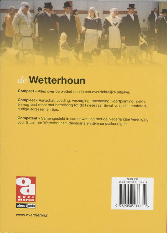 Achterkant van De Wetterhoun