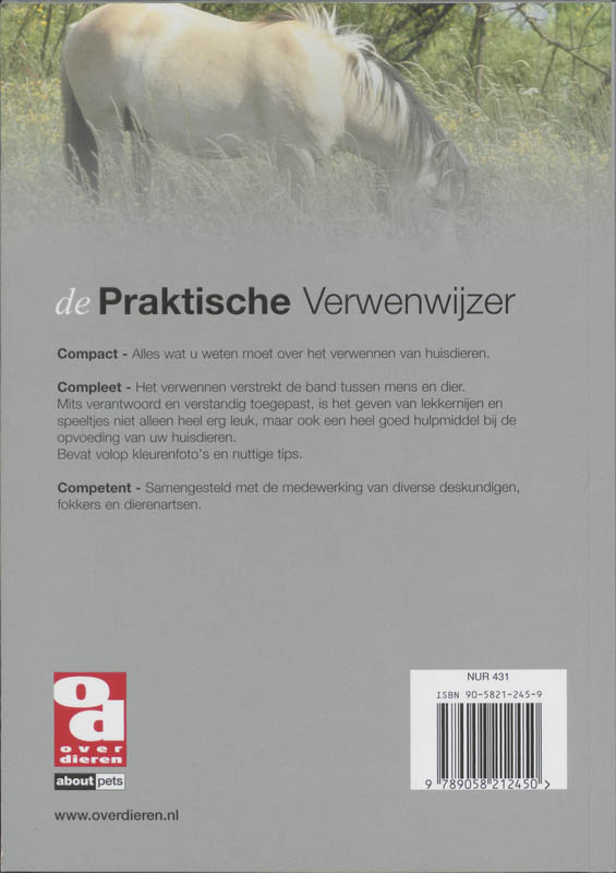 Achterkant van De praktische verwenwijzer