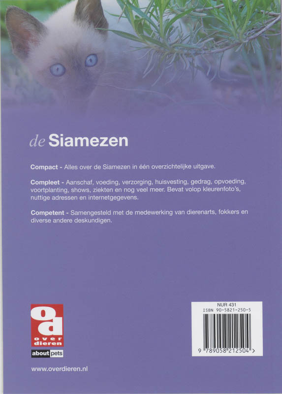 Achterkant van De Siamezen