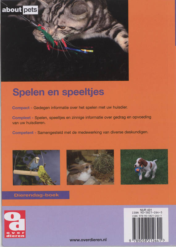 Achterkant van Spelen en speeltjes