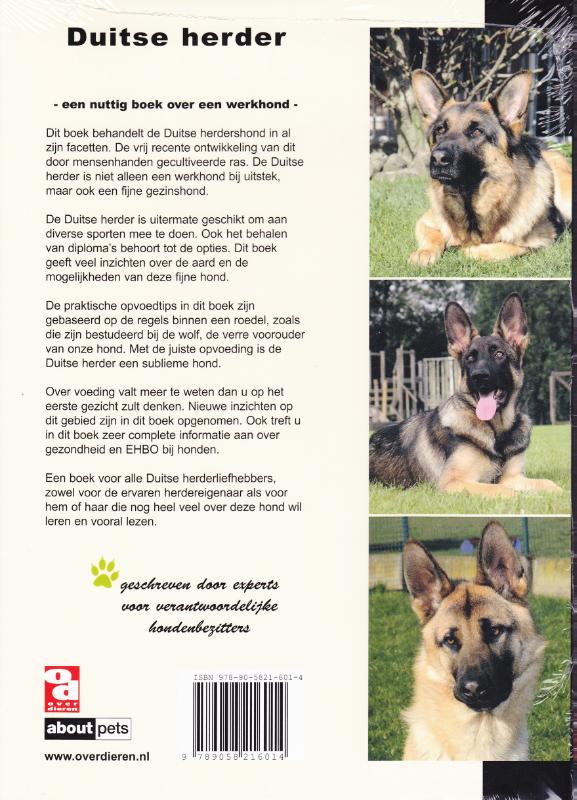 Achterkant van Duitse herder