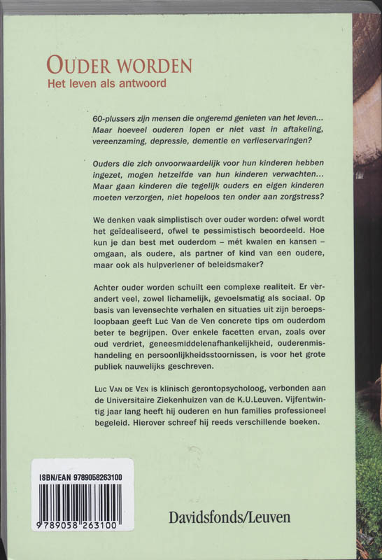 Achterkant van Ouder worden