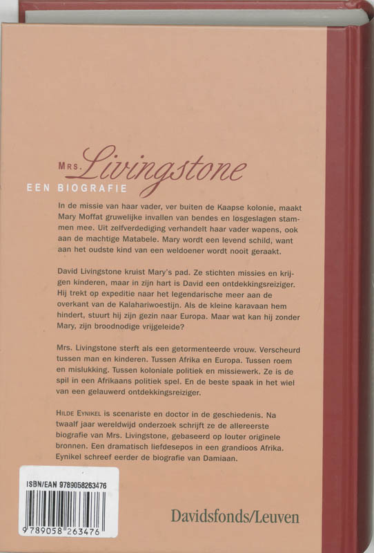 Achterkant van Mrs. Livingstone