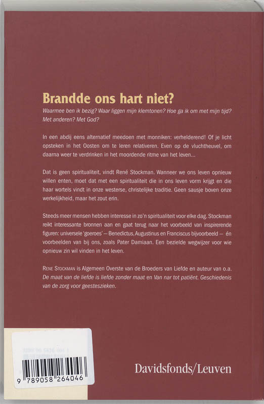 Achterkant van Brandde ons hart niet?