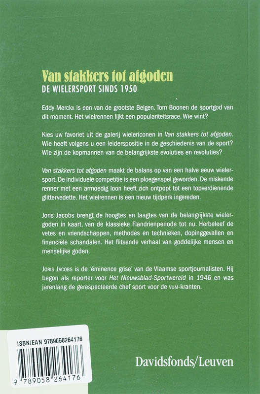 Achterkant van Van stakkers tot afgoden