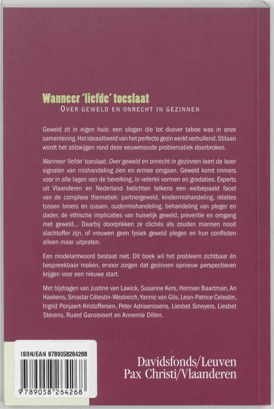 Achterkant van Wanneer liefde toeslaat