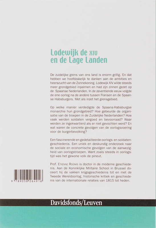 Achterkant van Lodewijk XIV en de lage landen