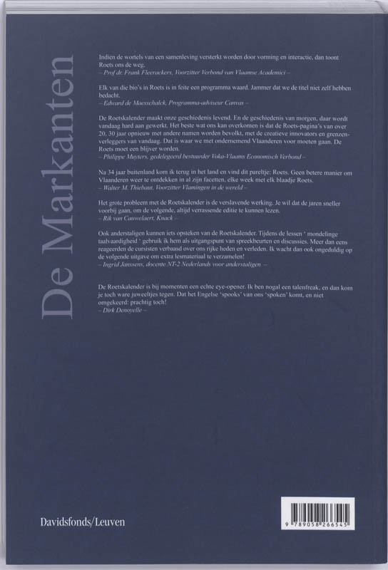 Achterkant van De Markanten