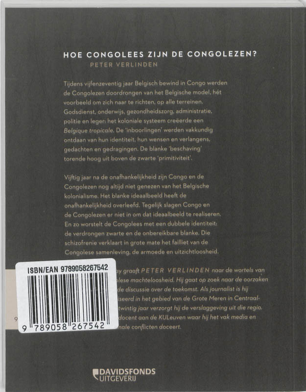 Achterkant van Hoe Congolees zijn de Congolezen?