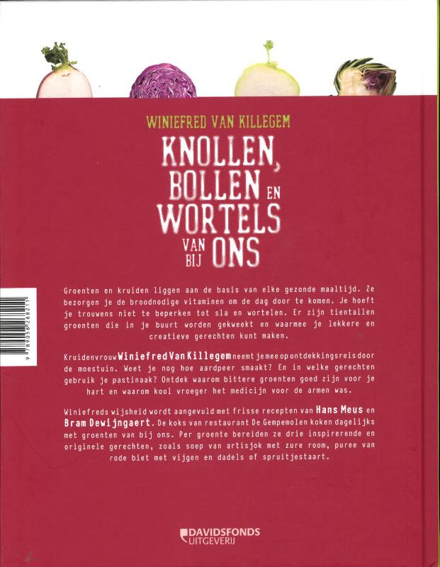 Achterkant van Knollen, bollen en wortels van bij ons