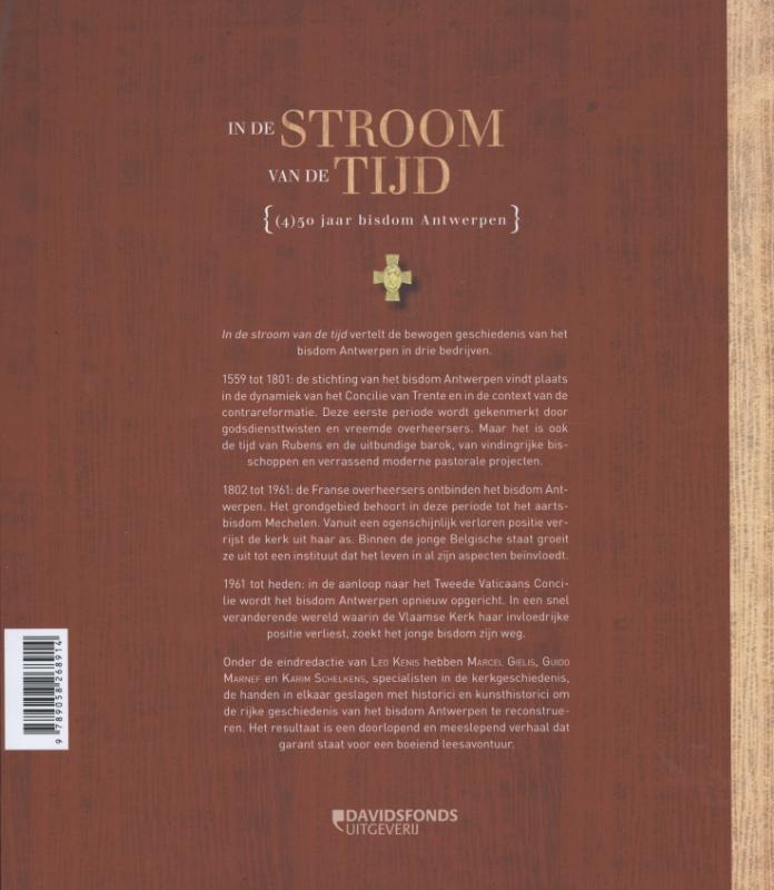 Achterkant van In de stroom van de tijd