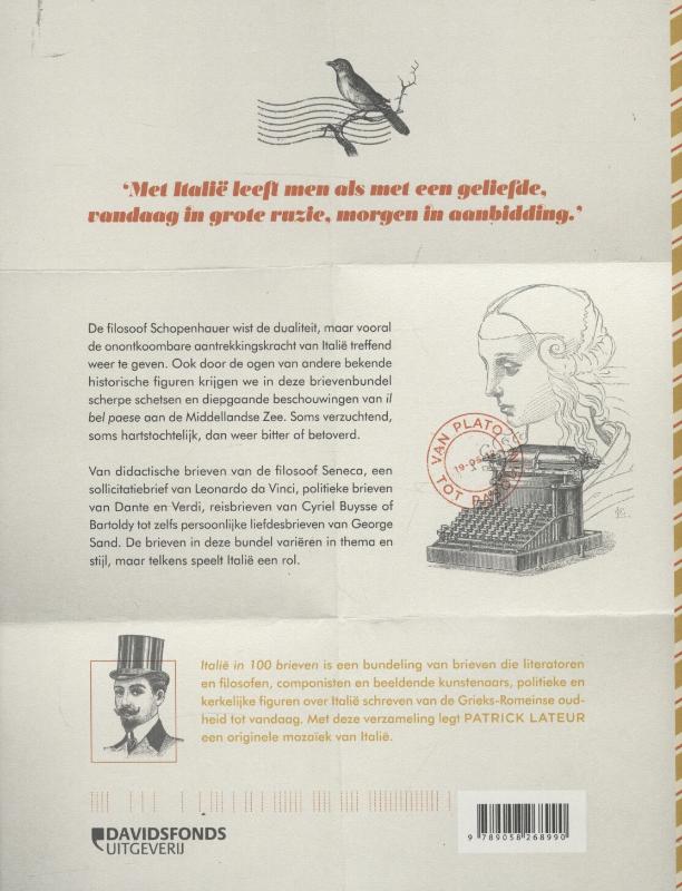 Achterkant van Italie in 100 brieven