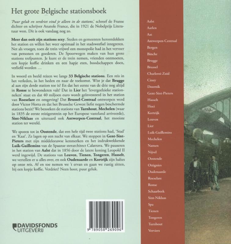 Achterkant van Het grote Belgische stationsboek