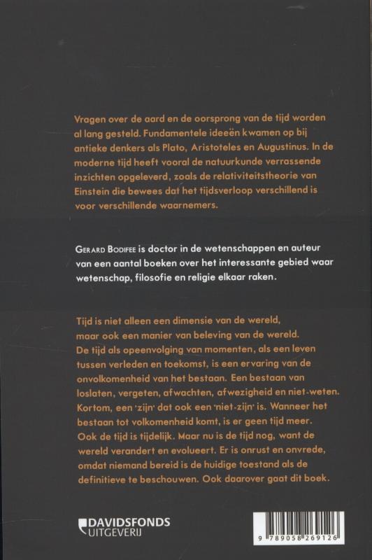 Achterkant van Nu is de tijd