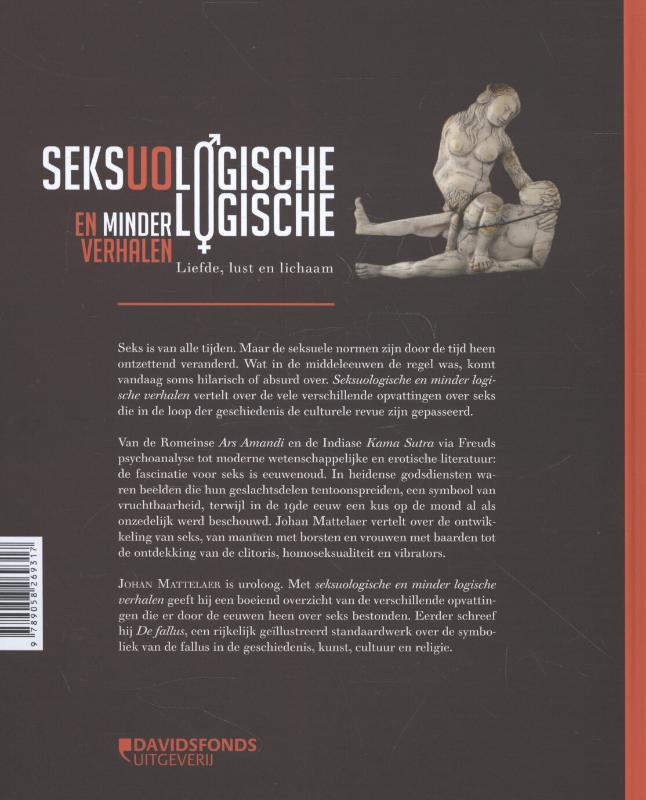 Achterkant van Seksuologische en minder logische verhalen