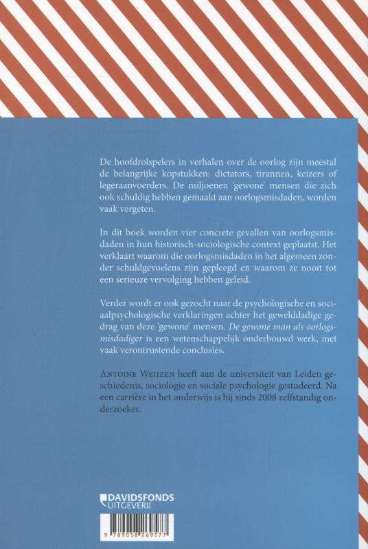 Achterkant van De gewone man als oorlogsmisdadiger