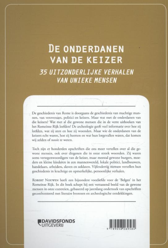 Achterkant van De onderdanen van de keizer
