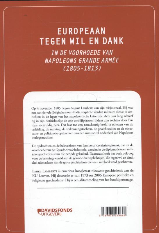 Achterkant van Europeaan tegen wil en dank