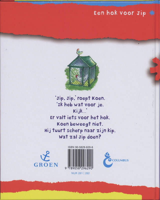 Achterkant van Een hok voor Jip
