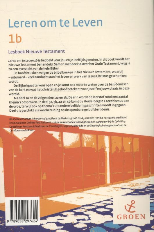 Achterkant van 1b Lesboek Nieuwe Testament