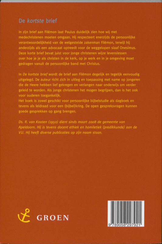 Achterkant van De kortste brief