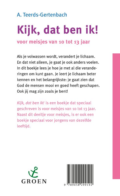 Achterkant van Kijk, dat ben ik!