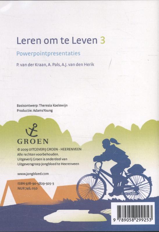 Achterkant van 3 Powerpointpresentaties