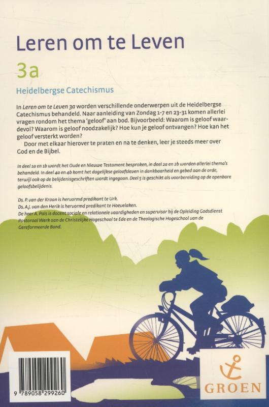 Achterkant van lesboek