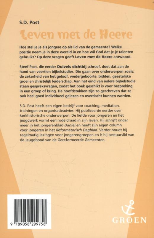 Achterkant van Leven met de Heere