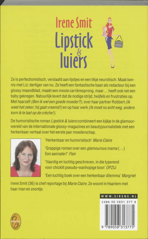 Achterkant van Lipstick & luiers