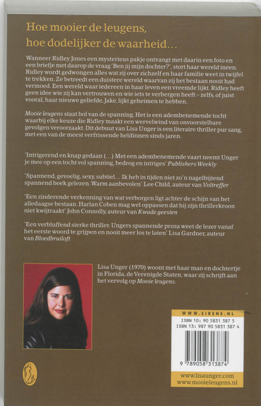 Achterkant van Mooie leugens