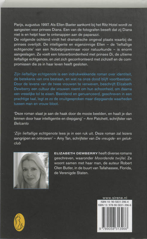 Achterkant van Zijn lieftallige echtgenote
