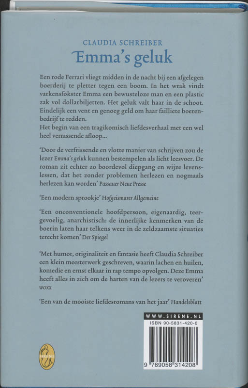 Achterkant van Emma's geluk