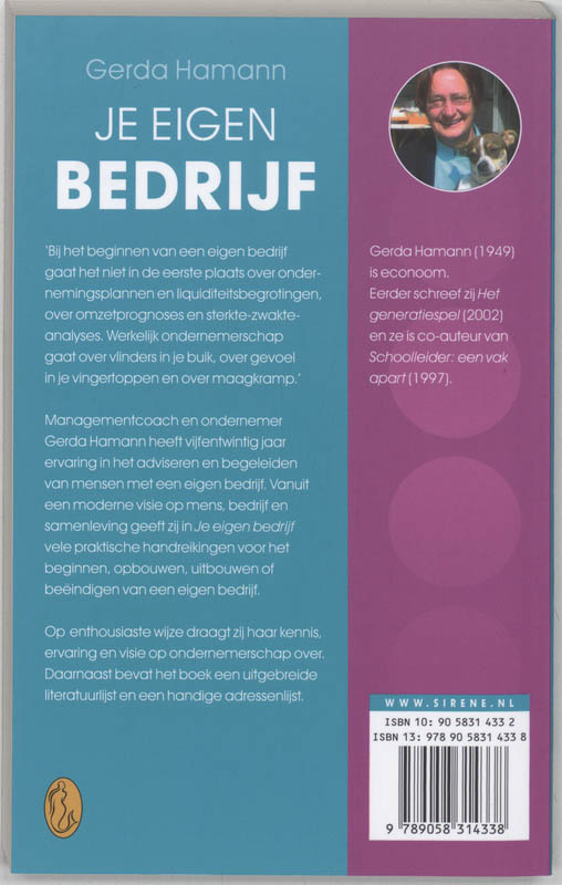 Achterkant van Je eigen bedrijf