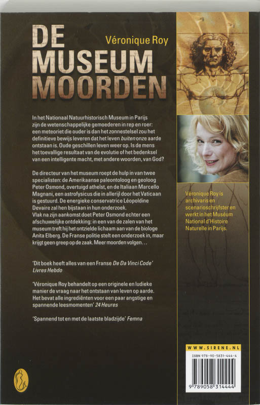 Achterkant van De museummoorden