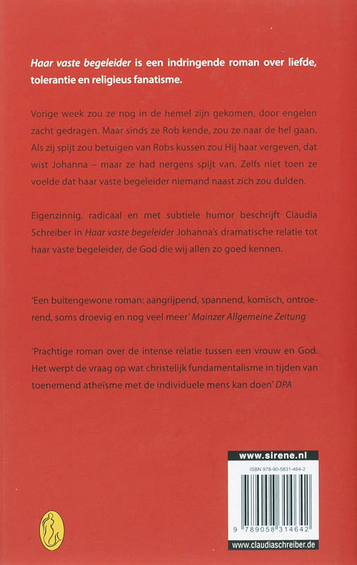 Achterkant van Haar vaste begeleider