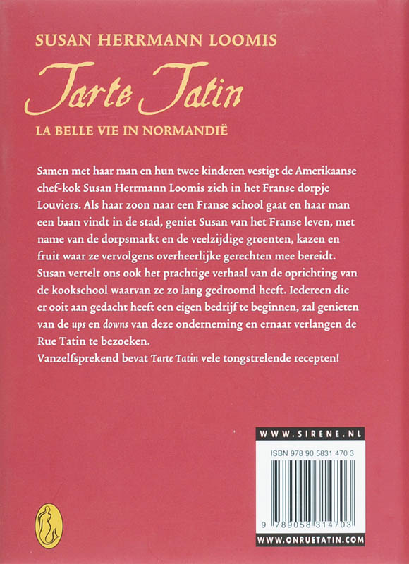 Achterkant van Tarte Tatin