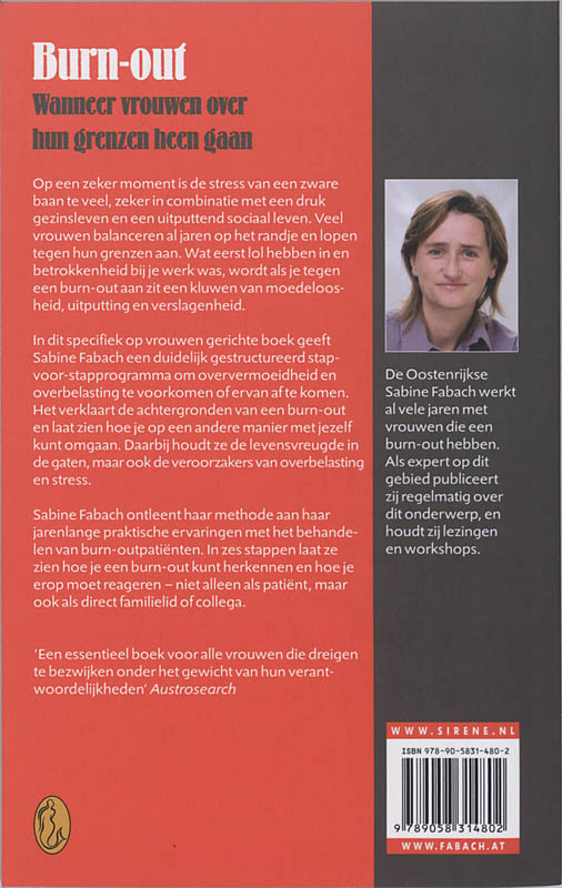 Achterkant van Burn-out