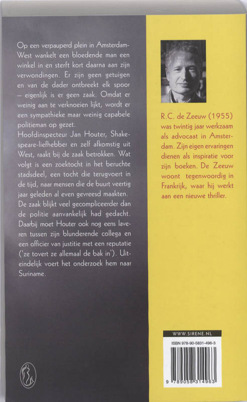 Achterkant van De zwarte Lady Macbeth