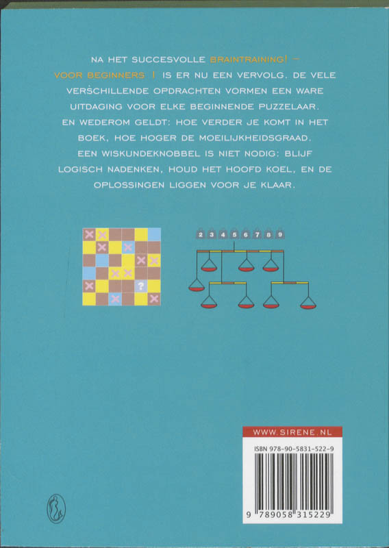 Achterkant van Braintraining Beginners 2