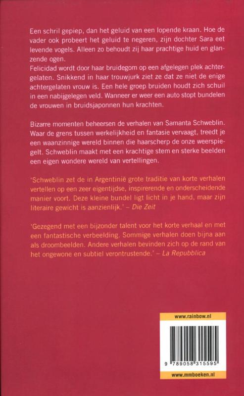 Achterkant van De mond vol vogels