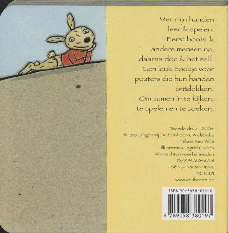 Achterkant van Mijn handen dansen