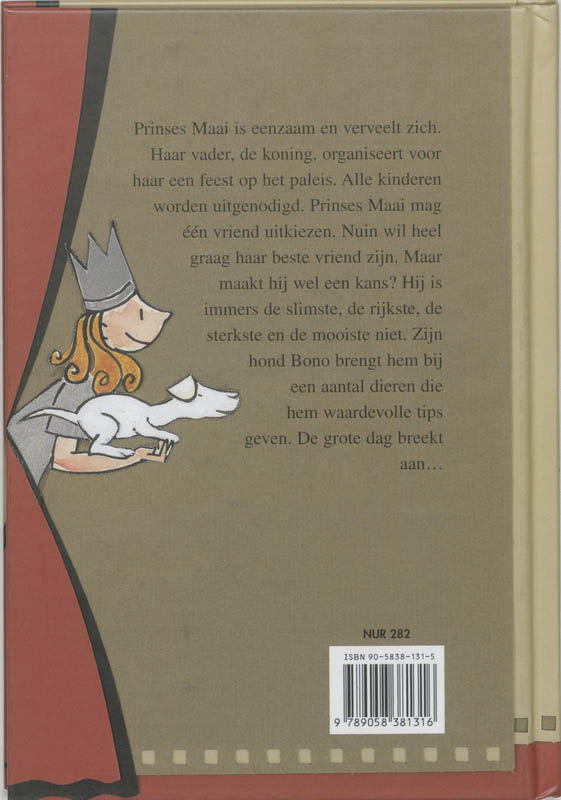 Achterkant van Een prins voor prinses Maai