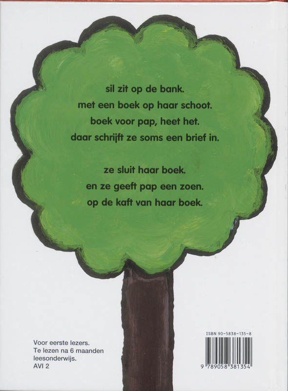 Achterkant van Hier! Hier ben ik!