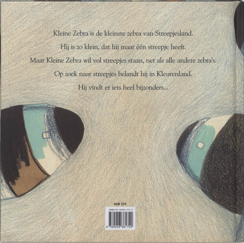 Achterkant van Kleine Zebra