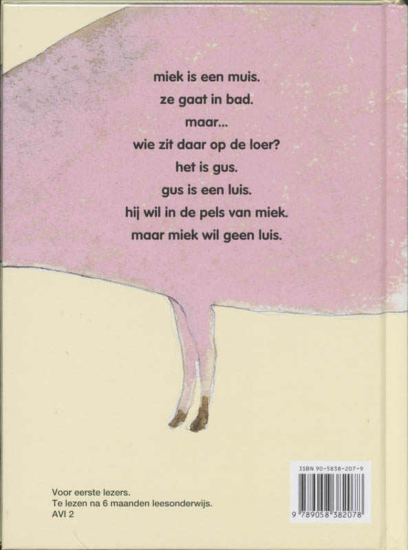 Achterkant van Muis wil geen luis