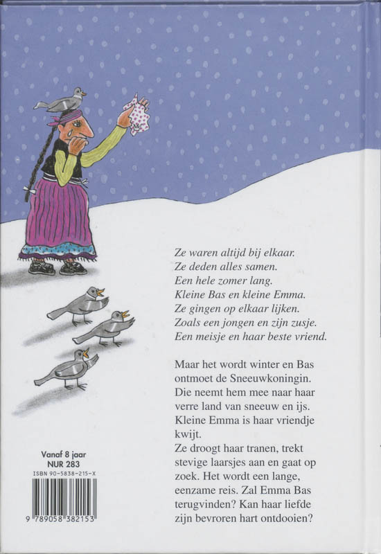 Achterkant van De grote reis van kleine Emma