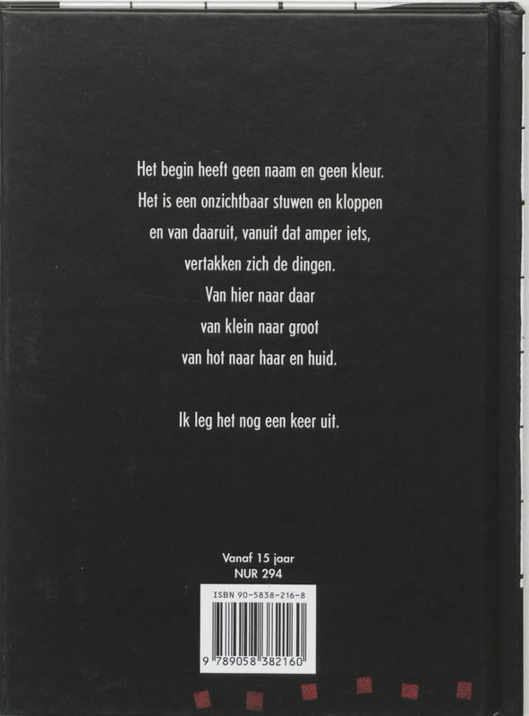 Achterkant van Terug naar huid