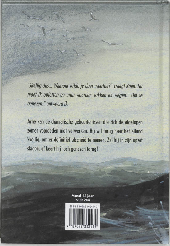 Achterkant van Ik val