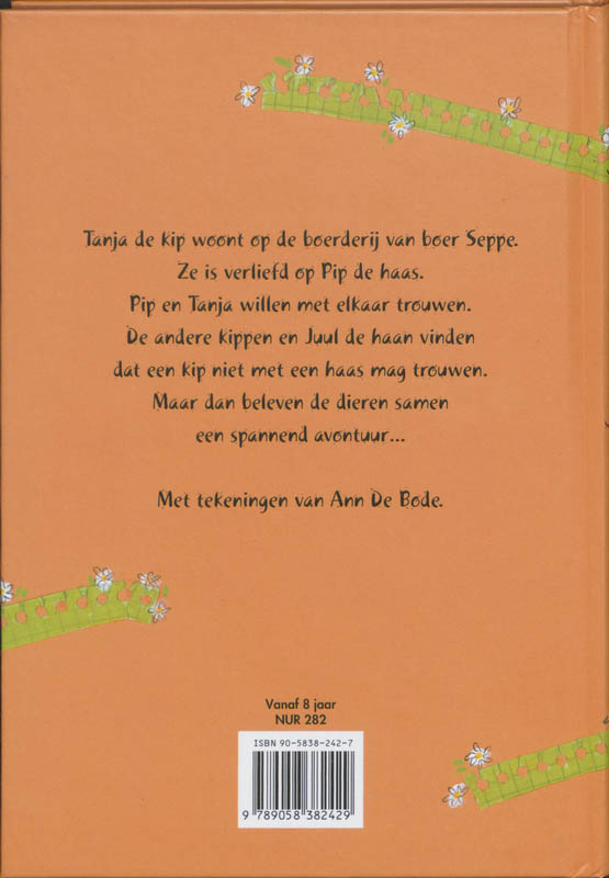 Achterkant van Vrolijk Haasfeest!